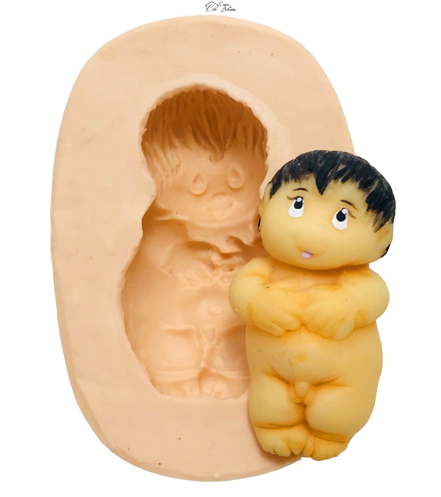 Molde de silicone - Bebê Pelado I
