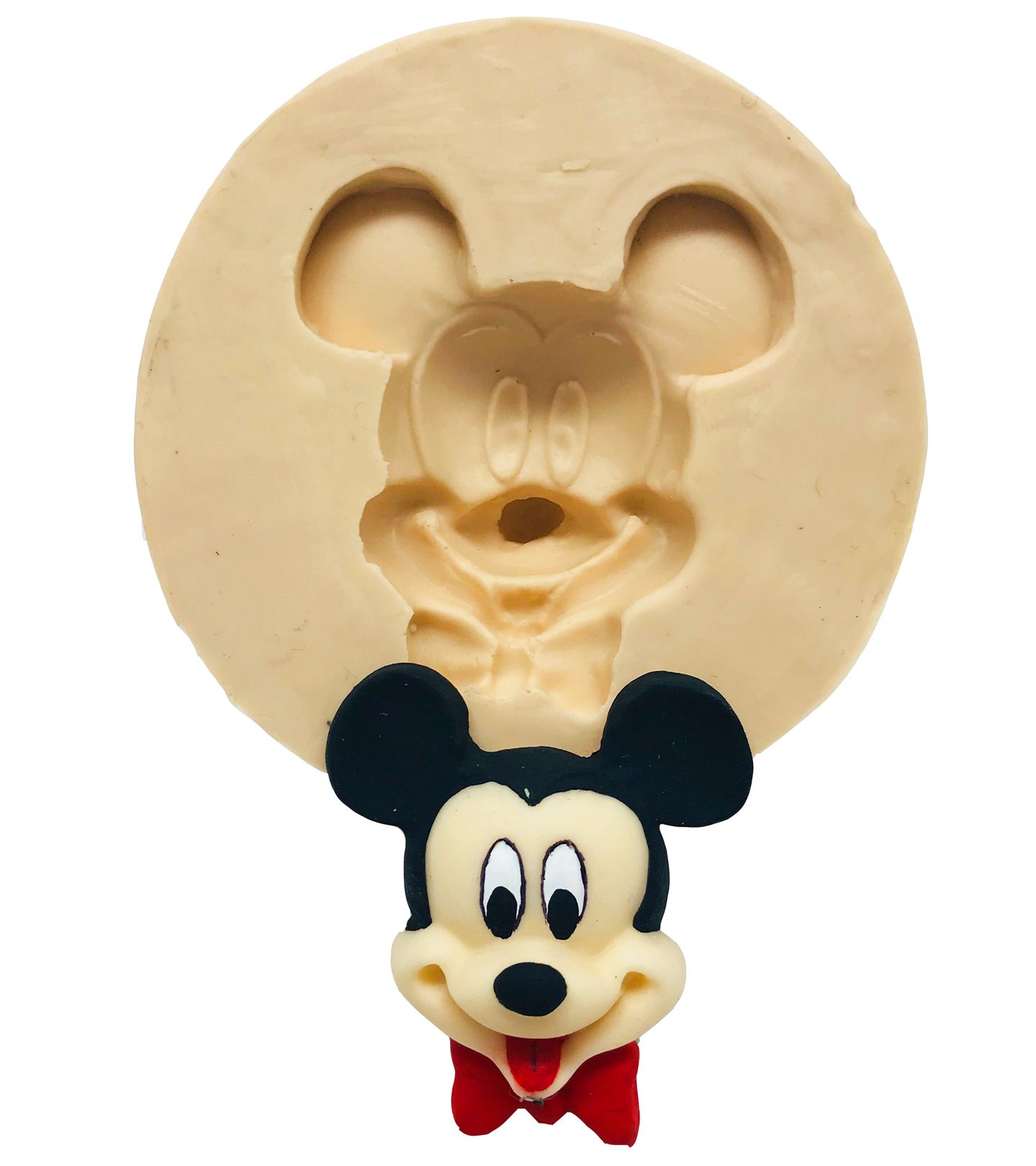 Molde de silicone - Rosto Mickey Pq