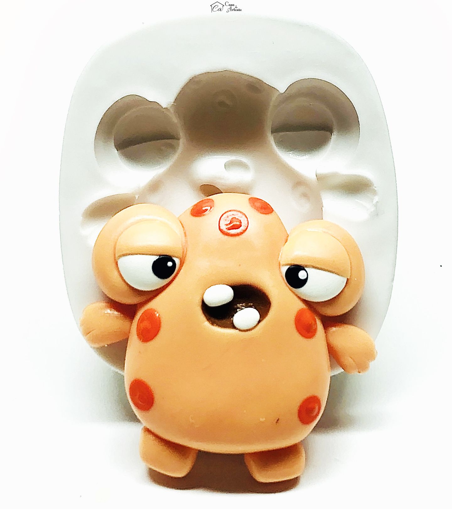 Molde de silicone - Monstrinhos - Mod.01 - Grande - P1002