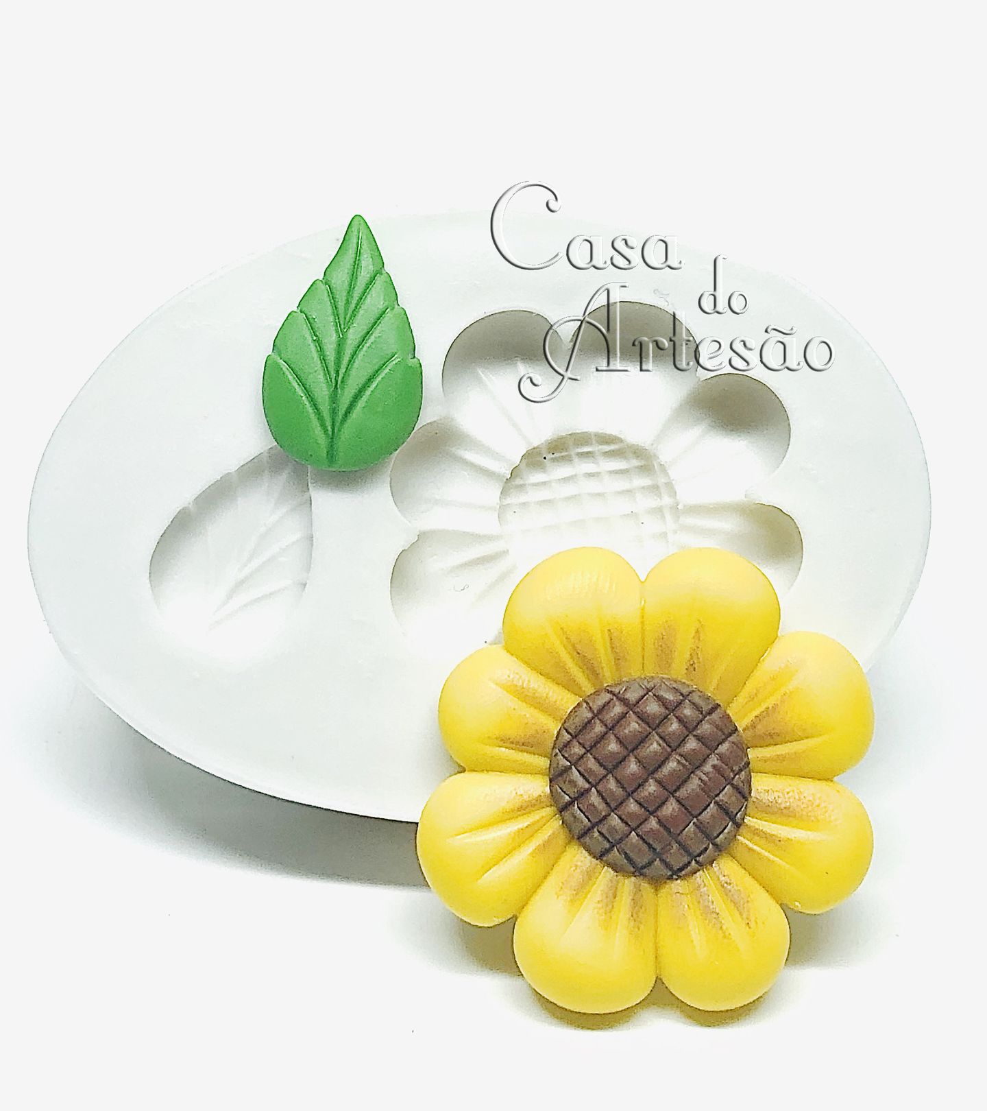 Molde de silicone - Girassol - Medio - P911