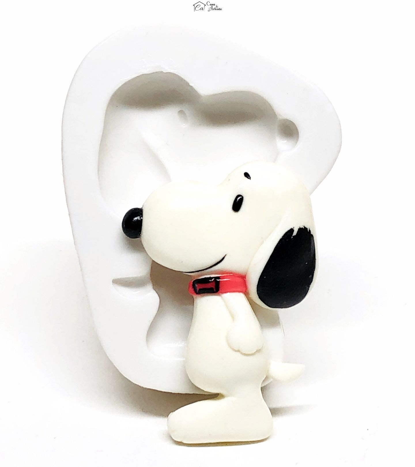 Molde de silicone - Turma do Snoopy - Snoopy Mod. II - Grande - P1073