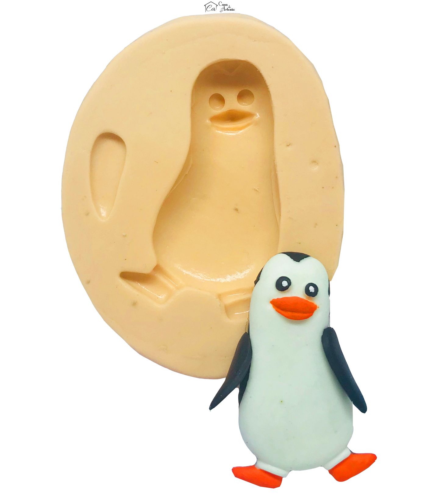Molde de silicone - Madagascar - Pinguim