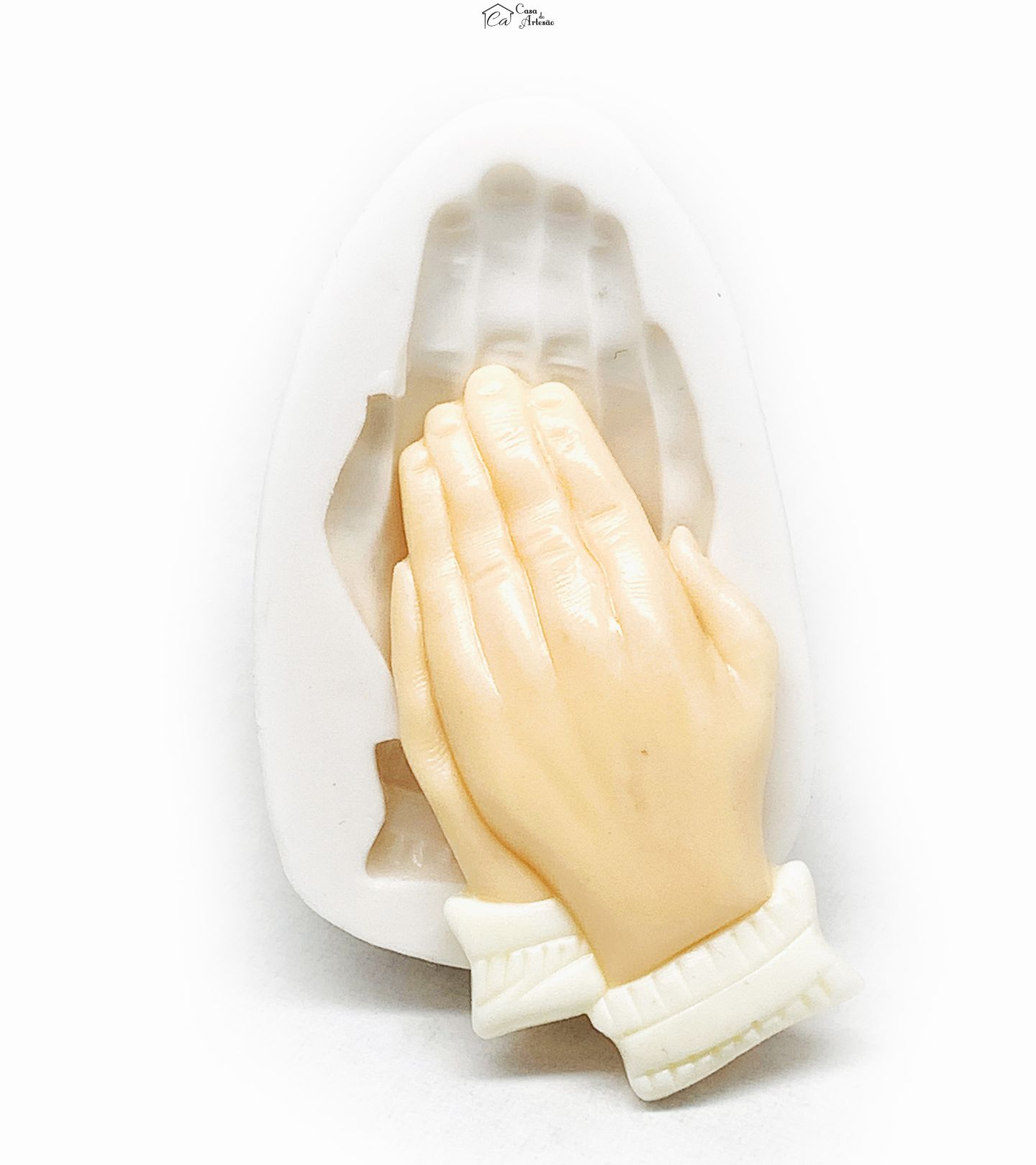 Molde de silicone - Reza - Mãos Rezando - Grande - P1160