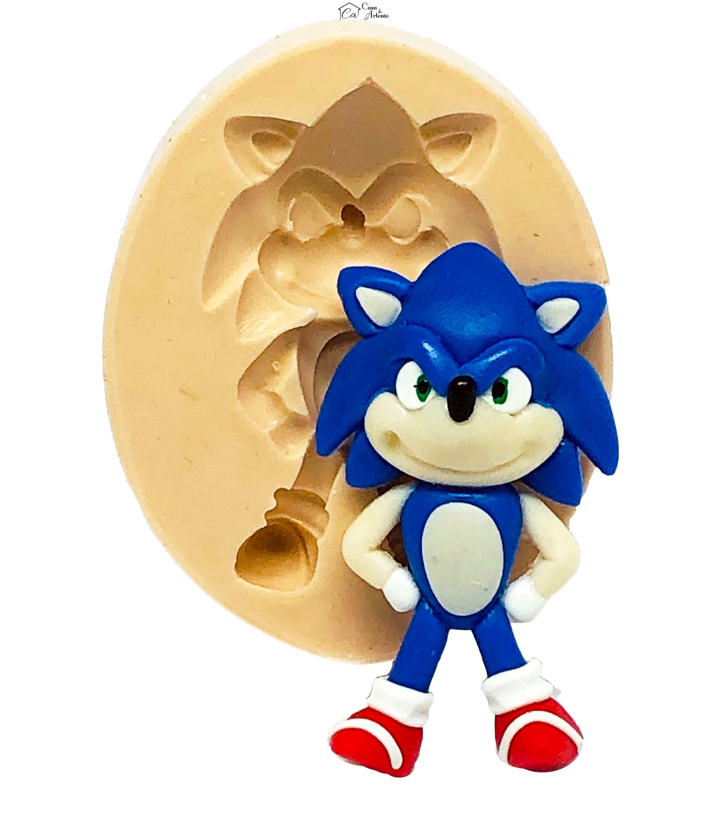 Molde de silicone - Sonic - Pequeno - P783