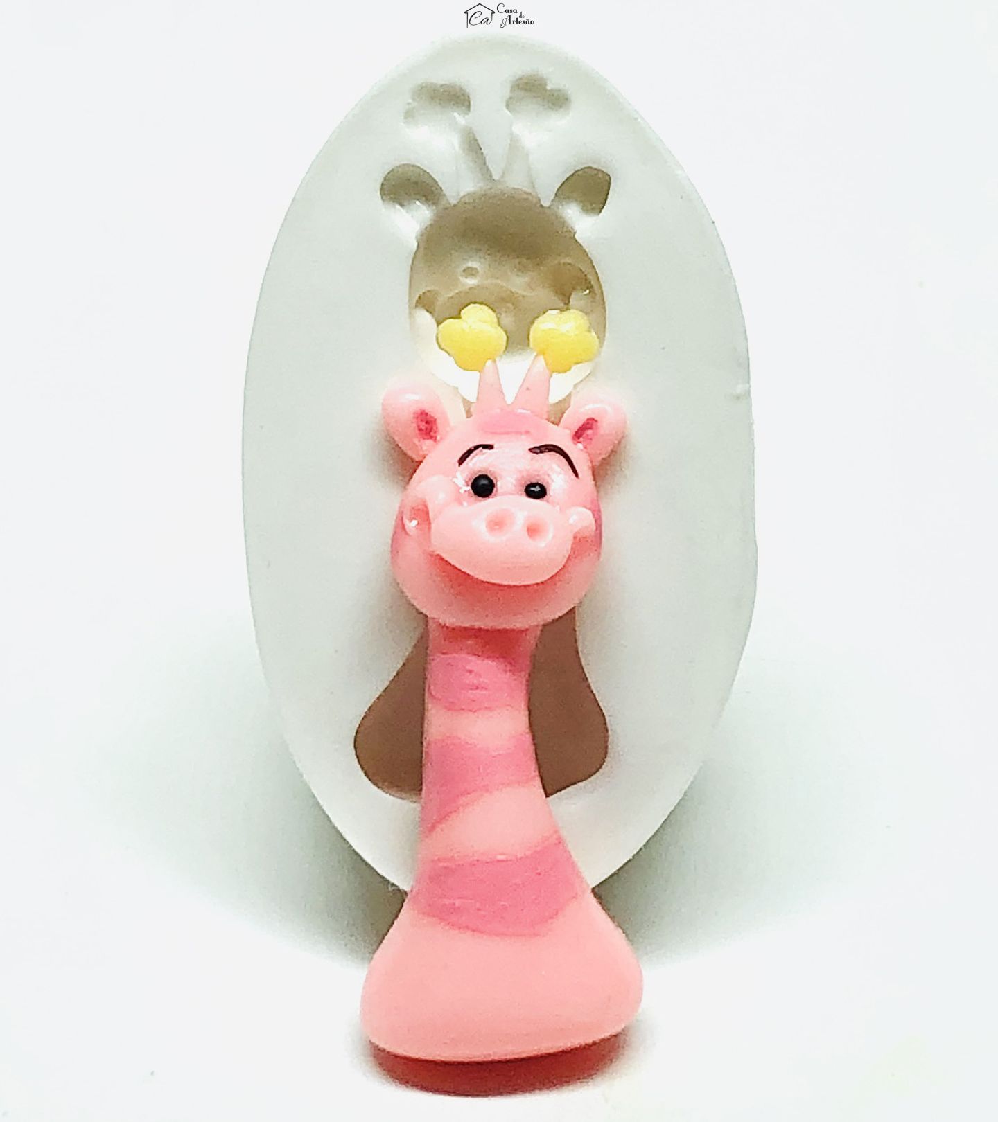 Molde de silicone - Jacarelvis - Girafinha - Media - P949