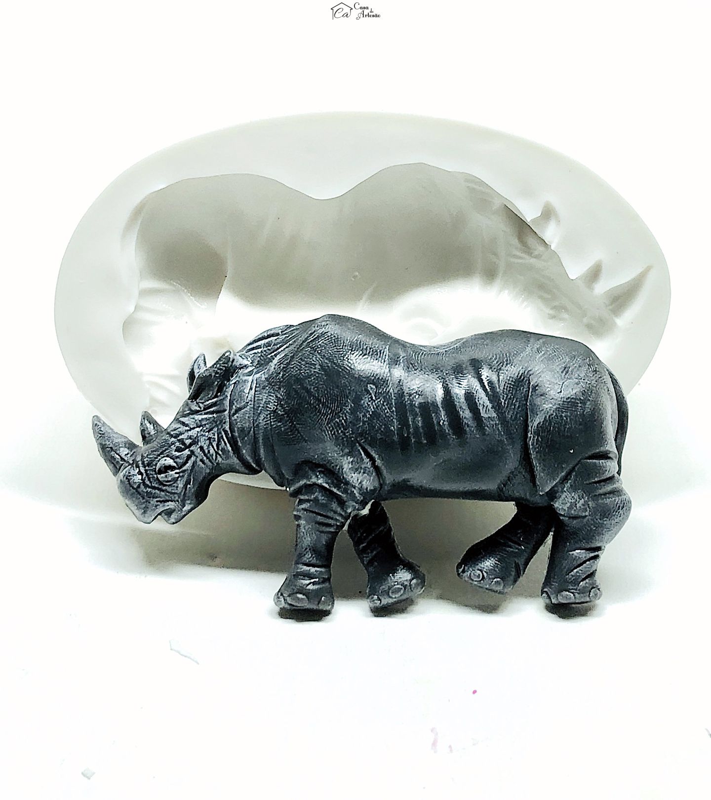 Molde de silicone - Rinoceronte - Grande - P968