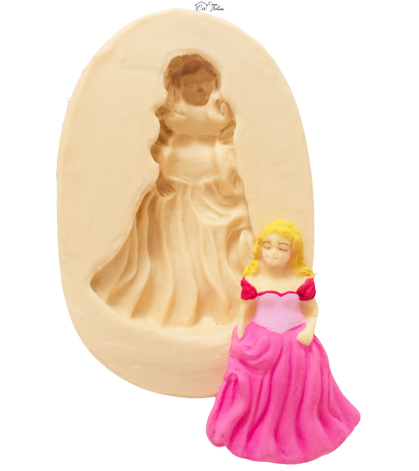 Molde de silicone - Princesa I