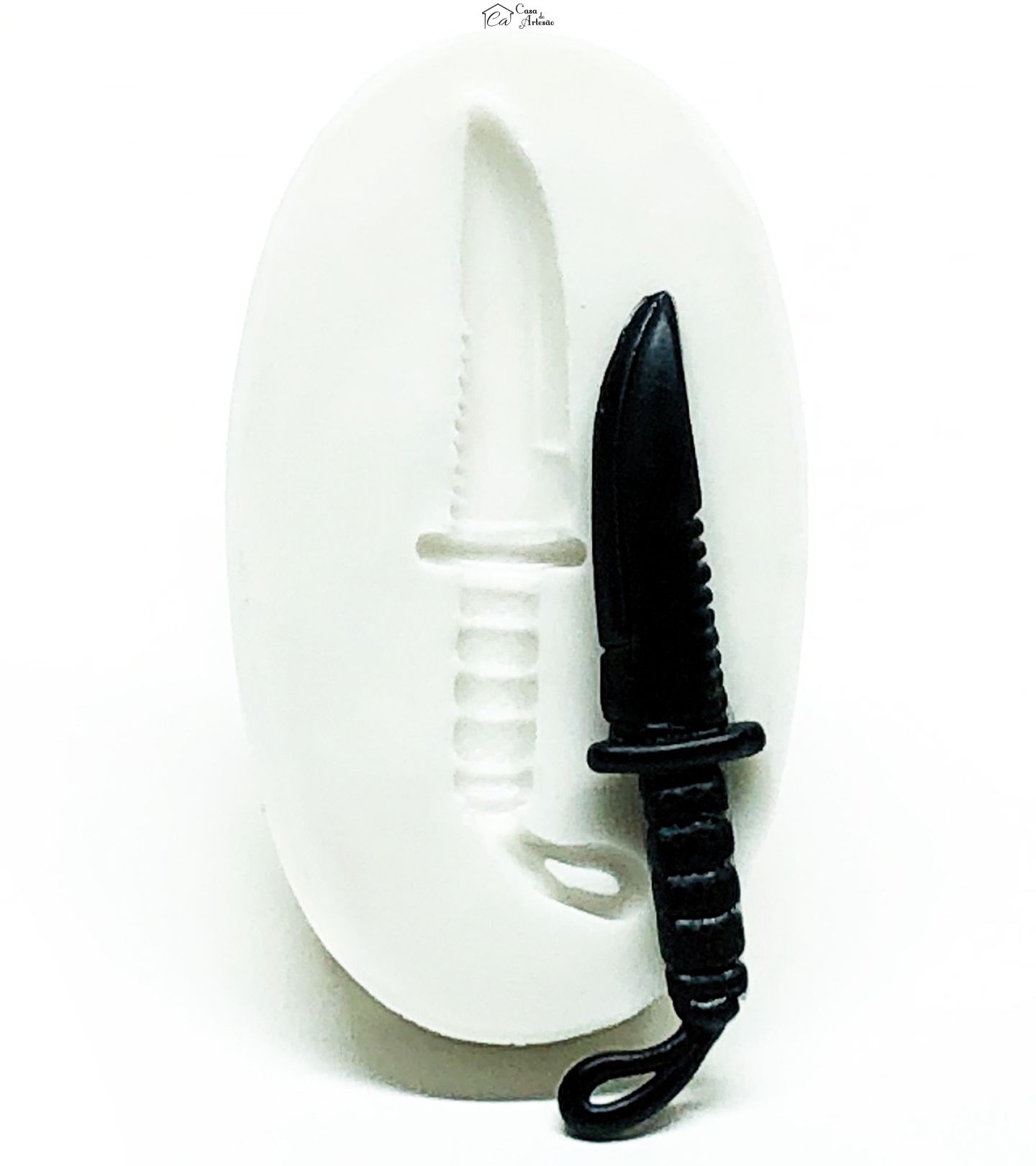 Molde de silicone - Faca de Sobrevivencia - Pequena - P978