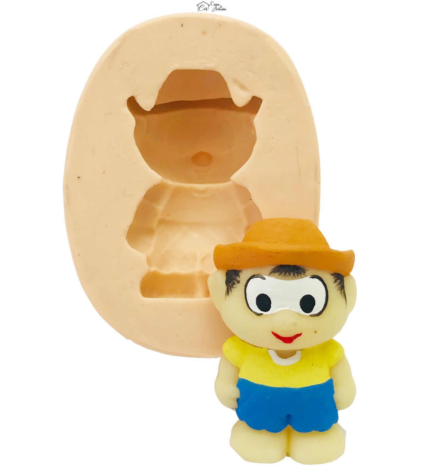 Molde de silicone - Menino da Roça