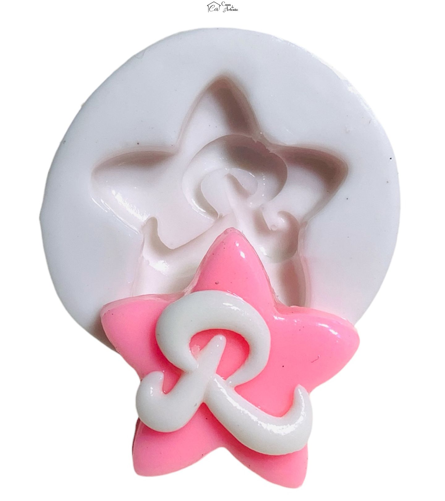 Molde de silicone - Emilly Vick - Estrela - Pequena - P1258