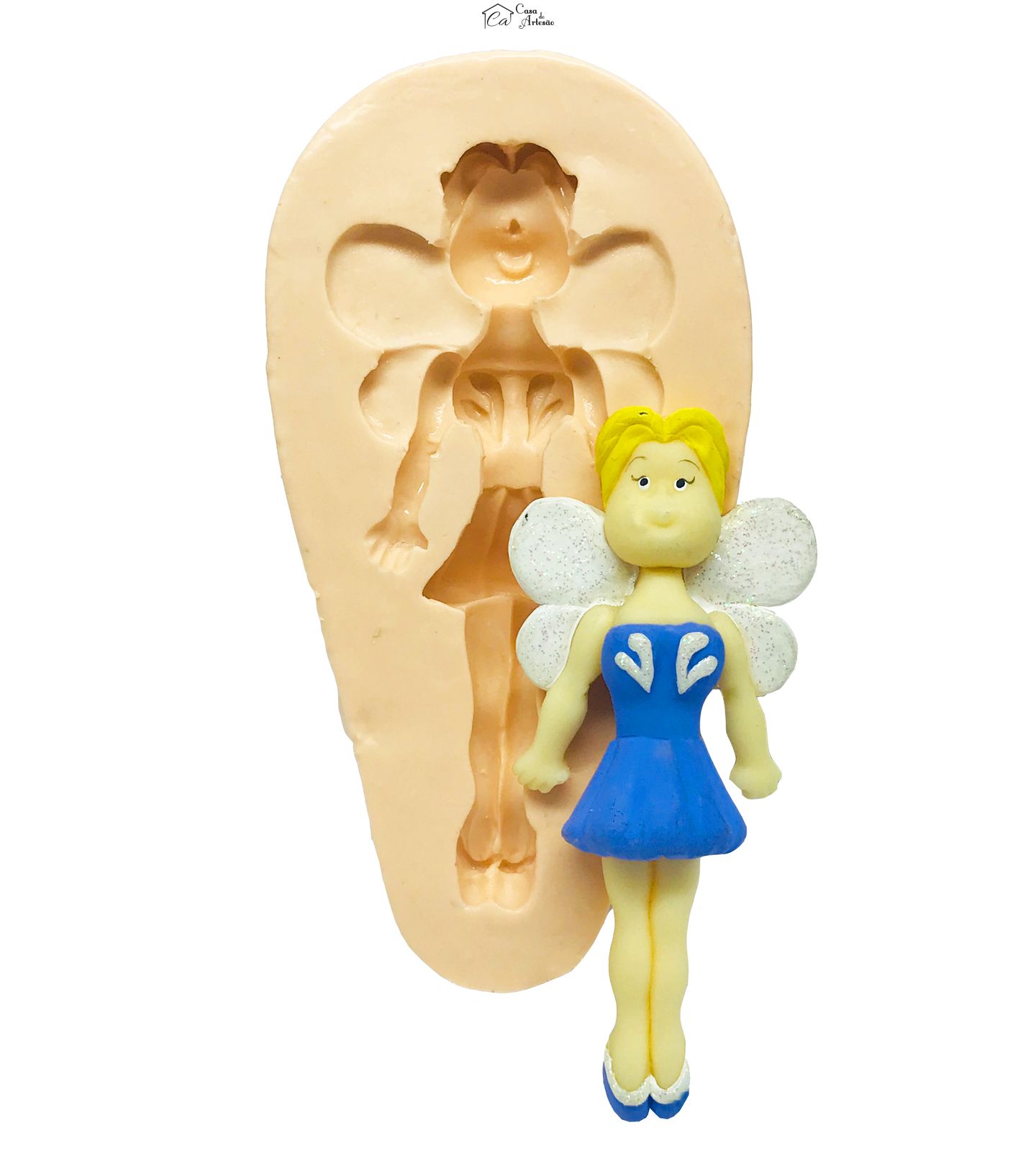 Molde de silicone - Fada - P256