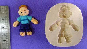 Molde de silicone - Menino Pequeno