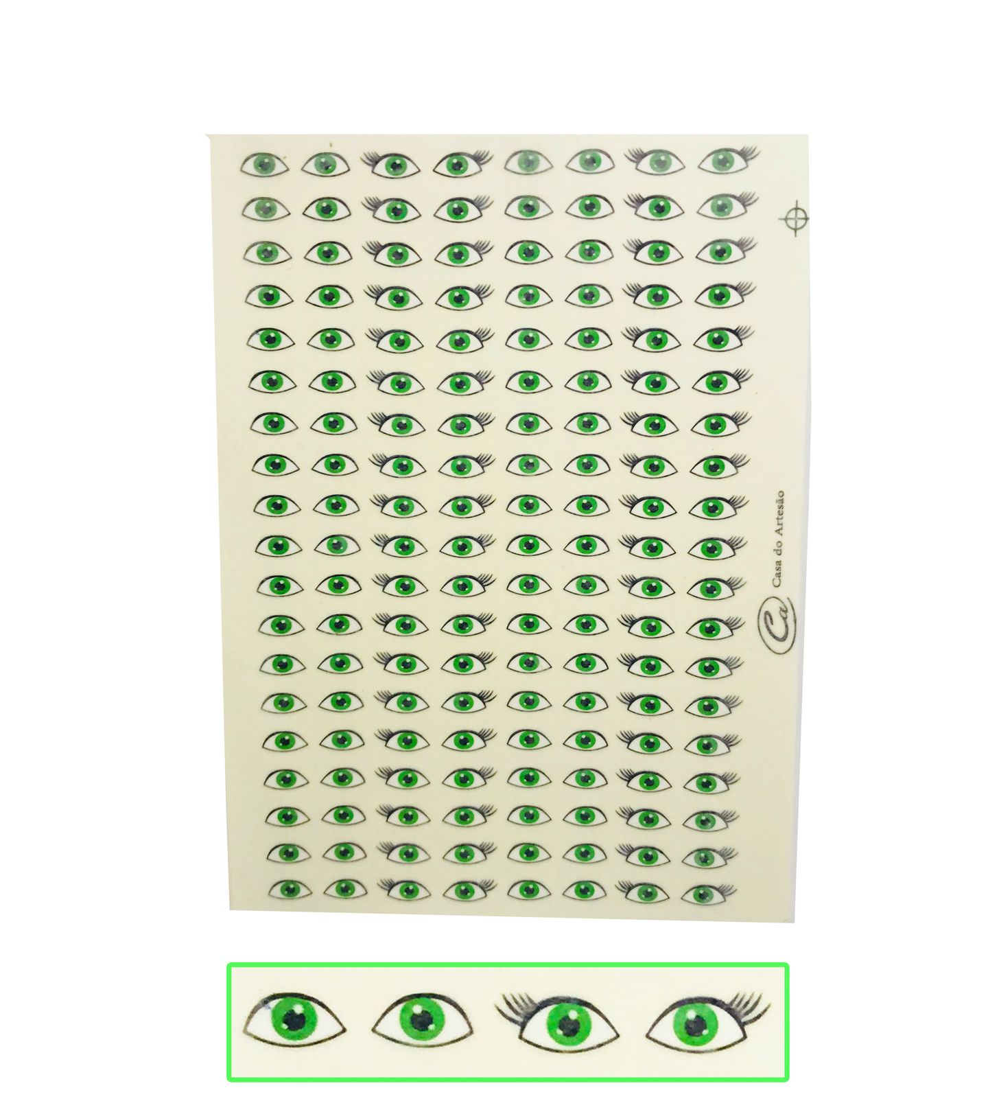 Decalque Olhos Humanizados -Tipo 1