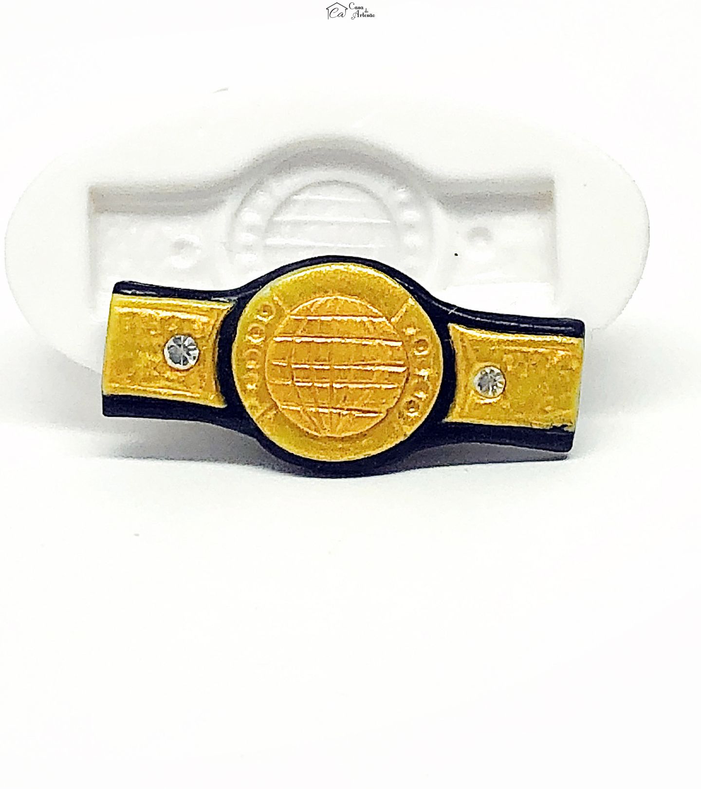 Molde de silicone - Boxe - Cinturão - Medio - P1124