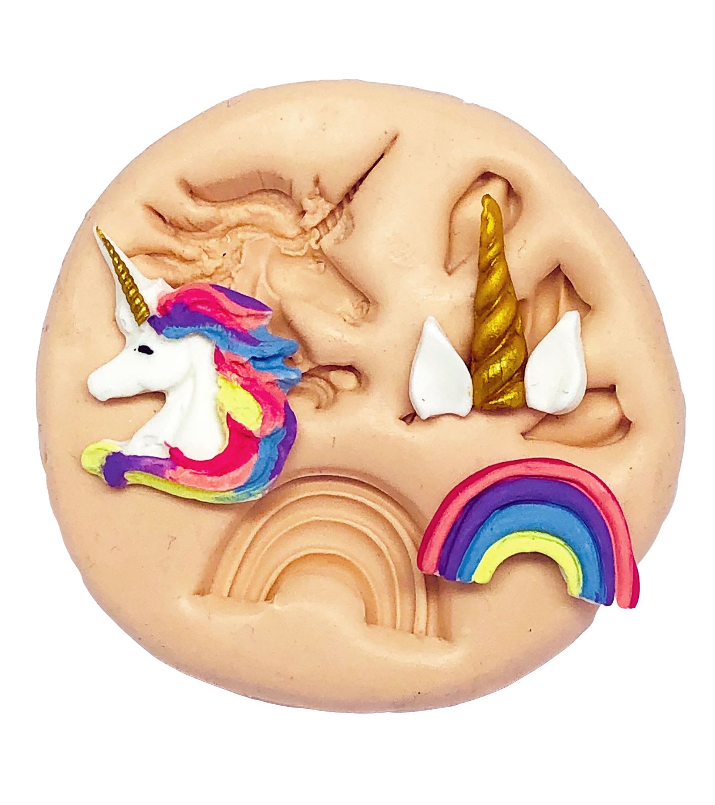 Unicornio - Cabeça, Chifre, Arco-Iris - P689