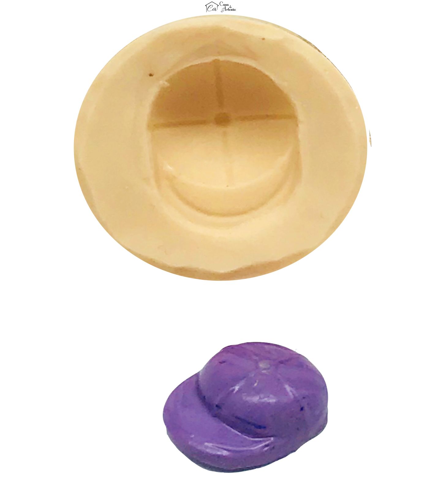 Molde de silicone - Boné Mini (1)