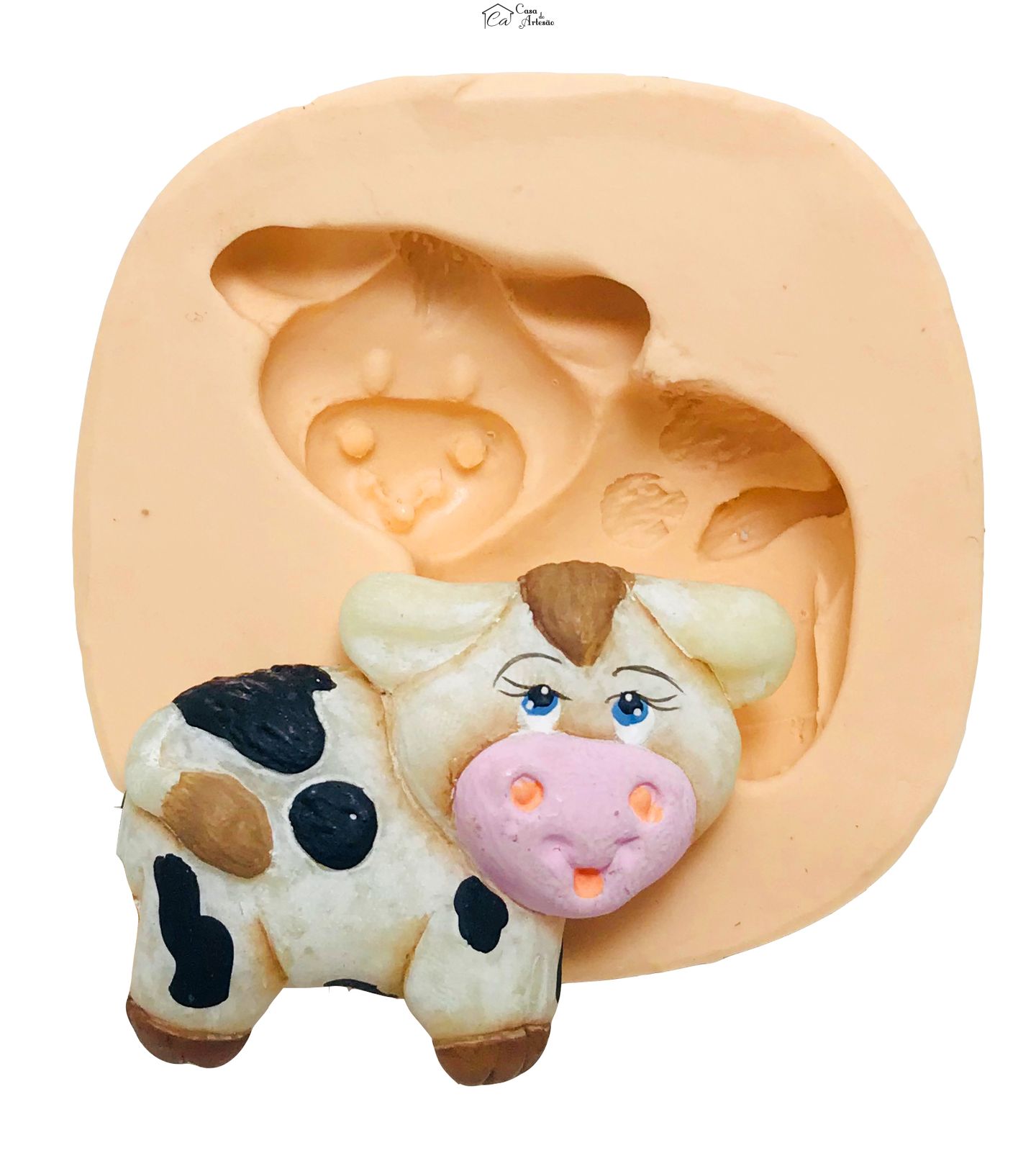 Molde de silicone - Vaca Pq