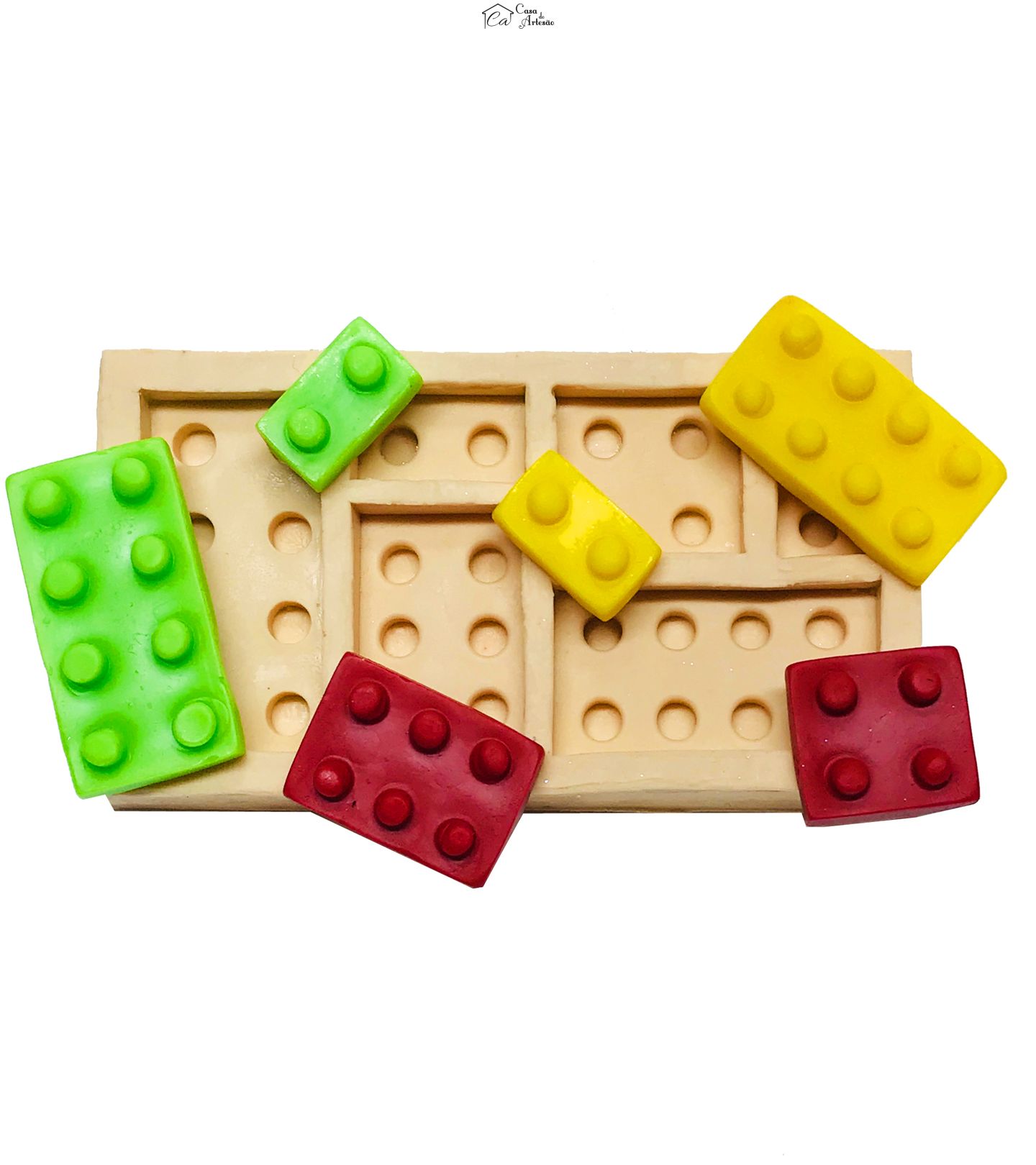 Molde de silicone - Lego - Peças - P539