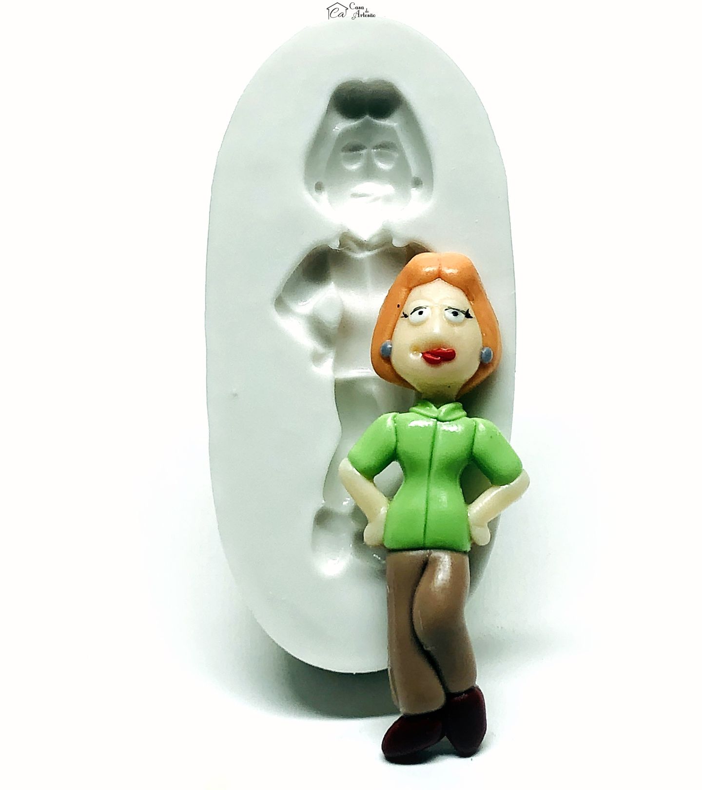 Molde de silicone - Uma Familia da Pesada - Lois - Media - P1011