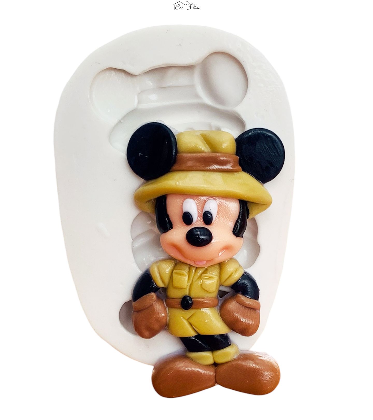 Molde de silicone - Mickey Safari - Mickey - Grande - P1248