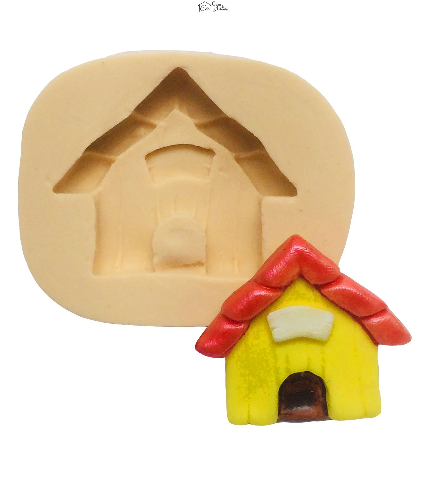 Molde de silicone - Casinha - P12