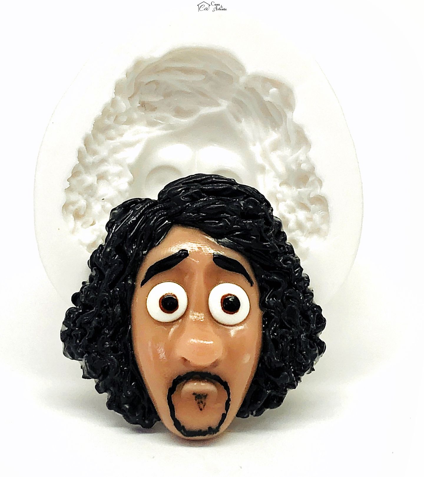 Molde de silicone - Encanto - Rosto Bruno - Grande - P1122