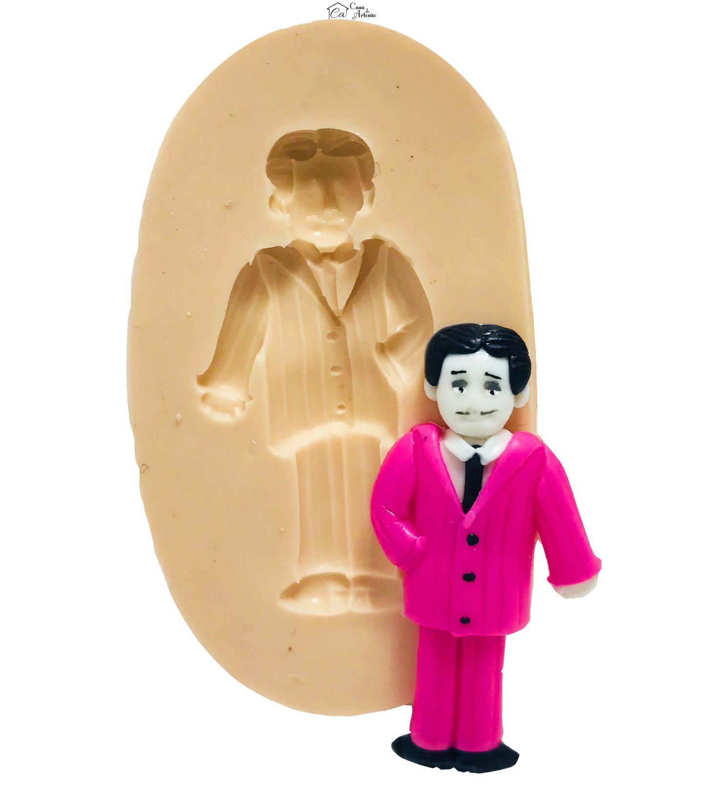 Molde de silicone - Familia Addams - Gomez - Medio - P414