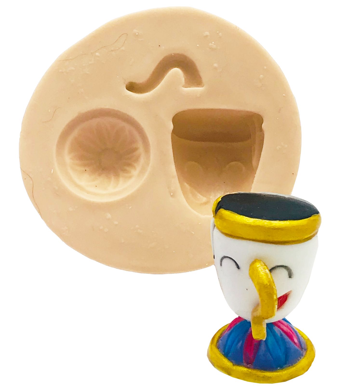 A Bela e A Fera - Xicara Media - Mod.02 - P452