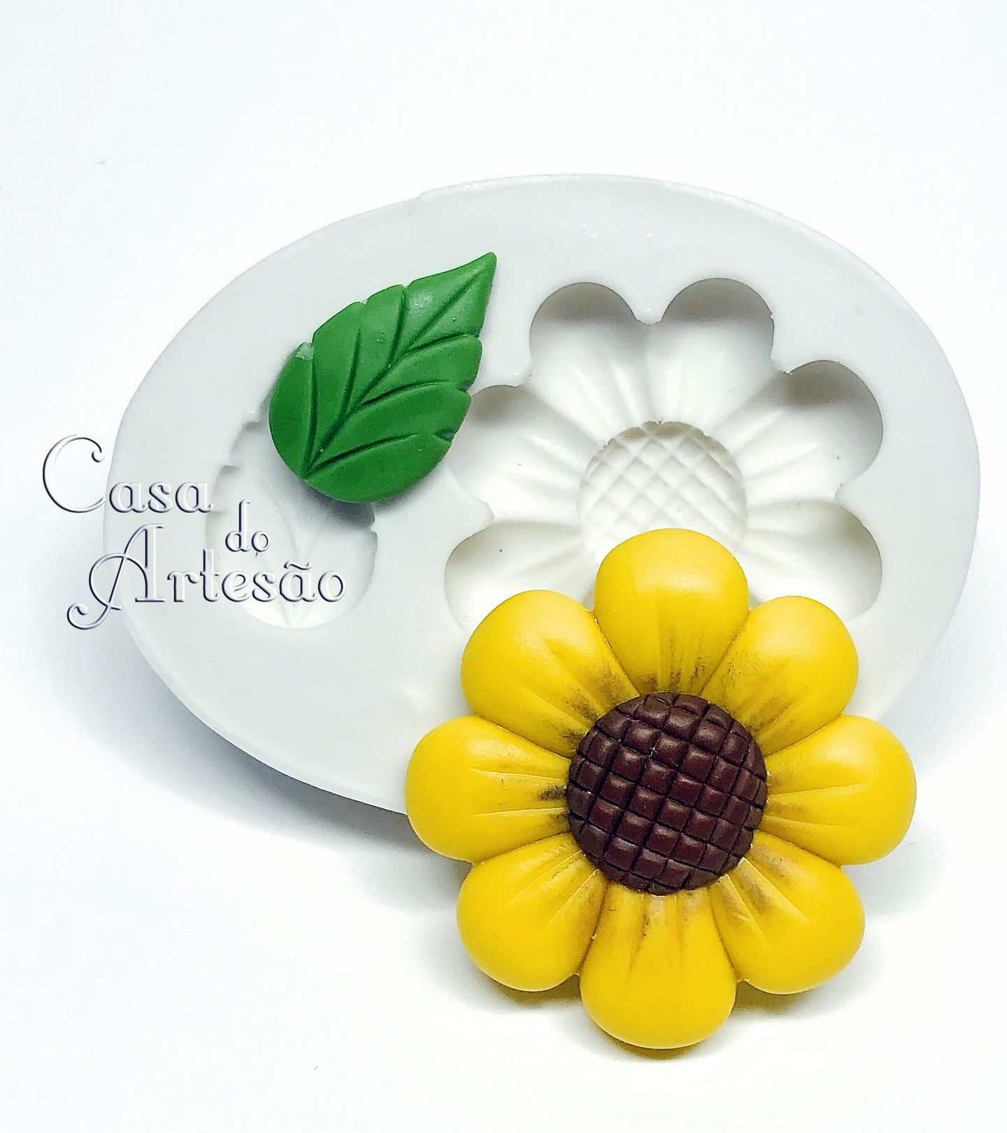 Molde de silicone - Girassol - Grande - P895