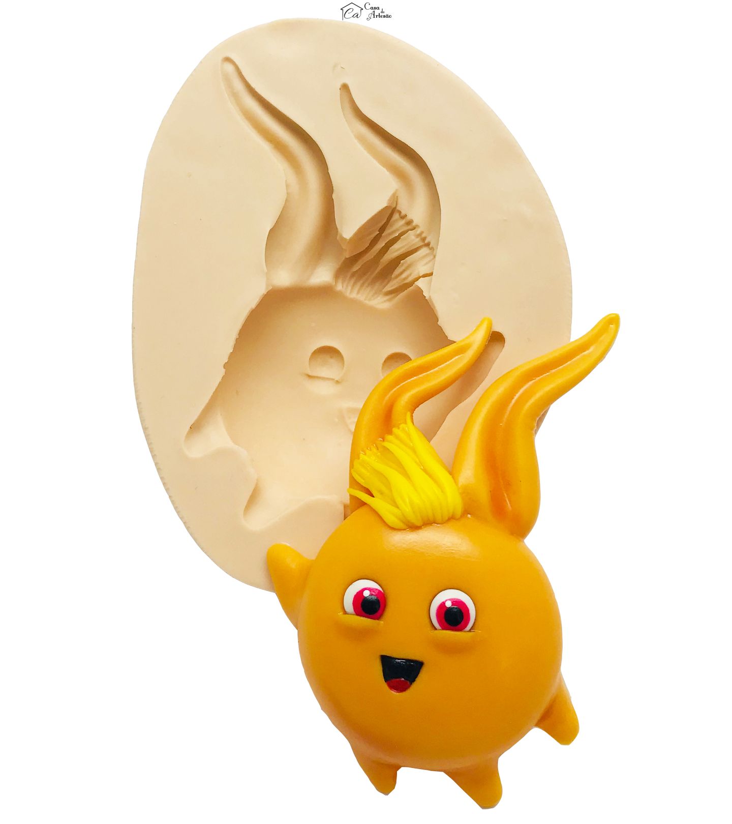 Molde de silicone - Sunny Bunnies - Rosto Turbo - Grande - P451
