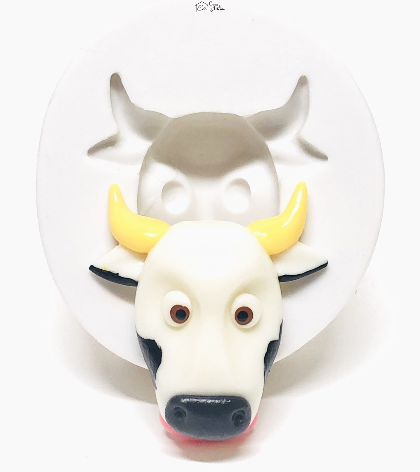 Molde de silicone - A Fazenda do Zenon - Rosto Maru - Grande - P1069