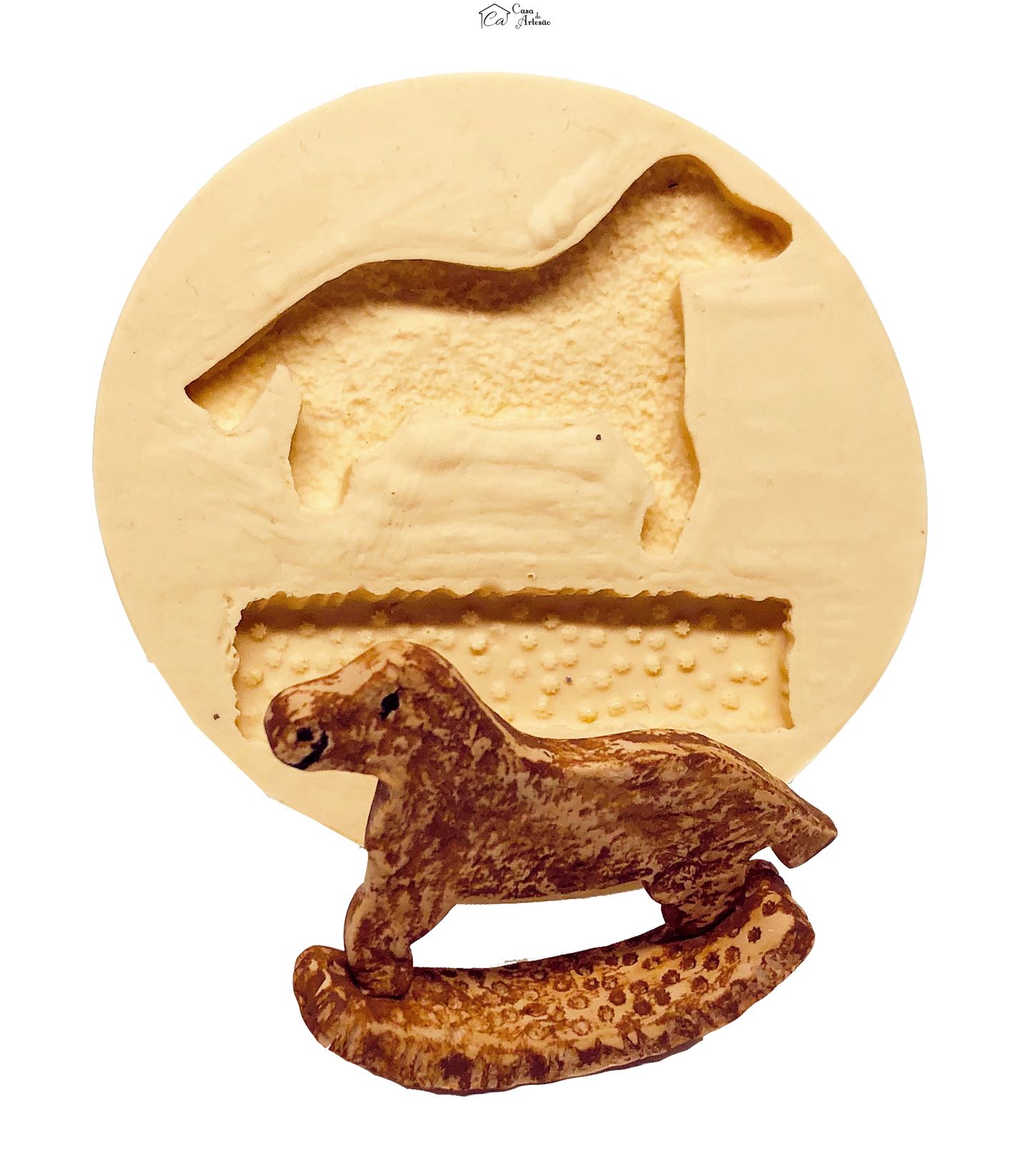 Molde de silicone - Cavalo Balanço Grande