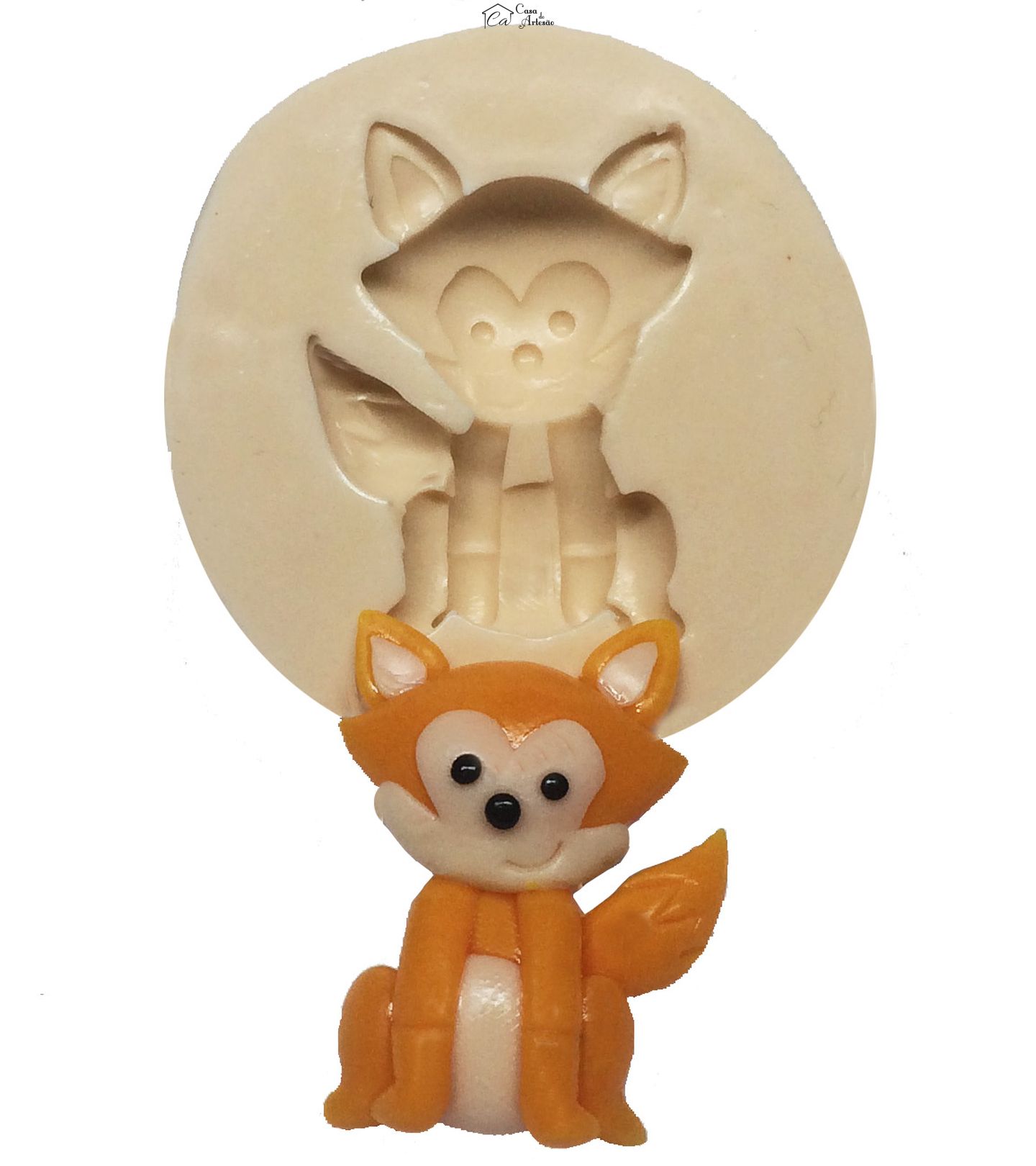 Molde de silicone - O Pequeno Principe - Raposa Media- P275