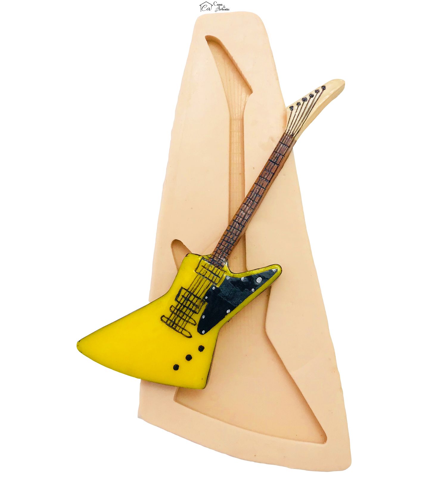 Molde de silicone - Guitarra - Mod.07 - P136