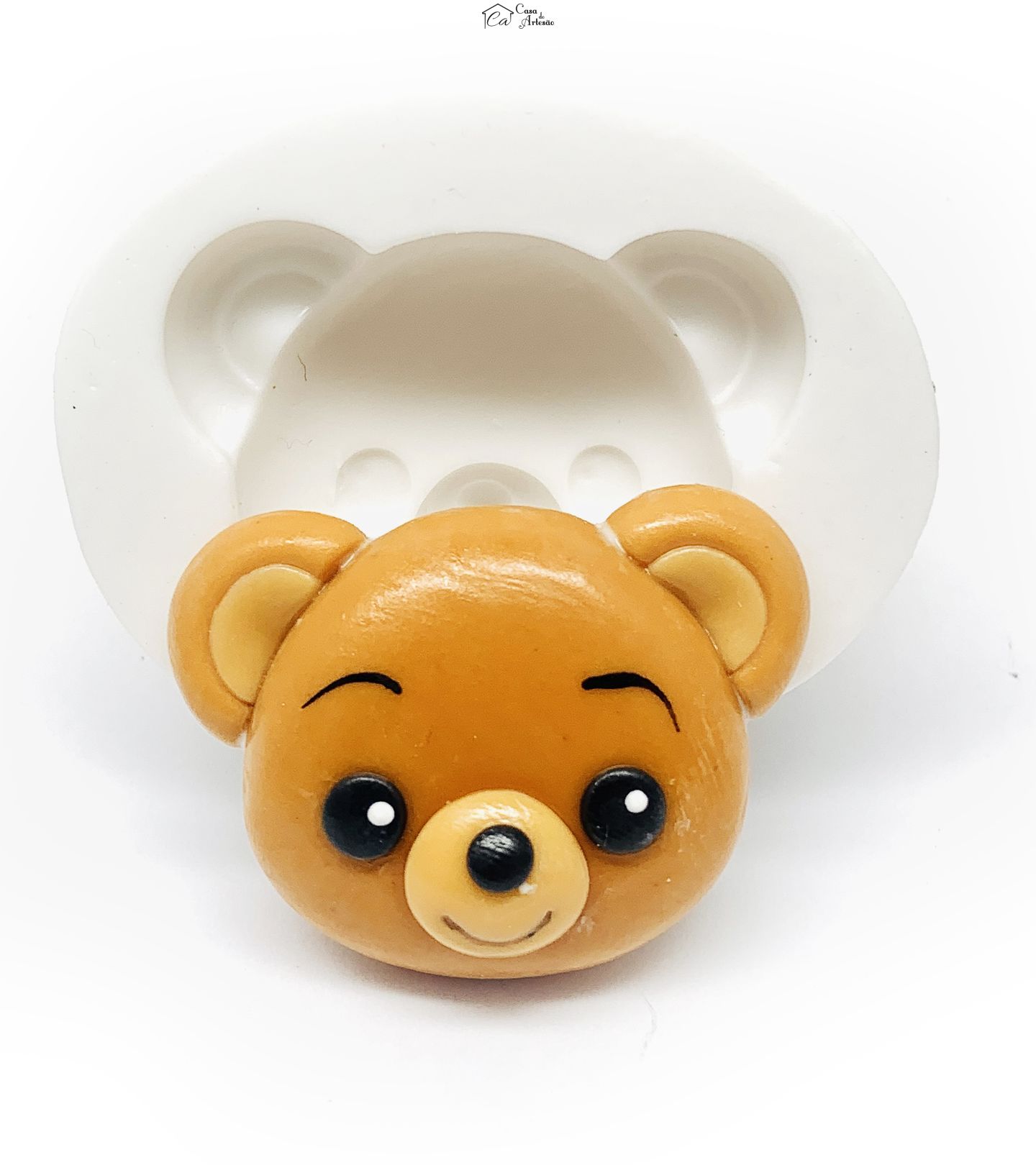 Molde de silicone - Palhaço Plim Plim - Rosto Ban - Grande - P1221