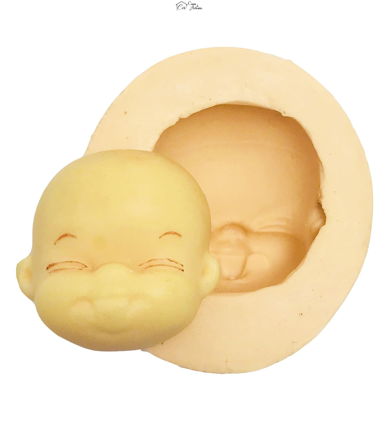 Molde de silicone - Rosto Sorrindo