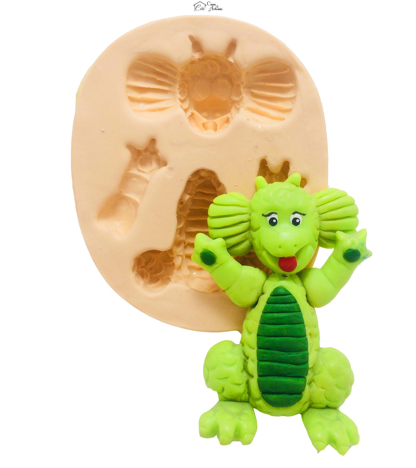 Molde de silicone - Dragão