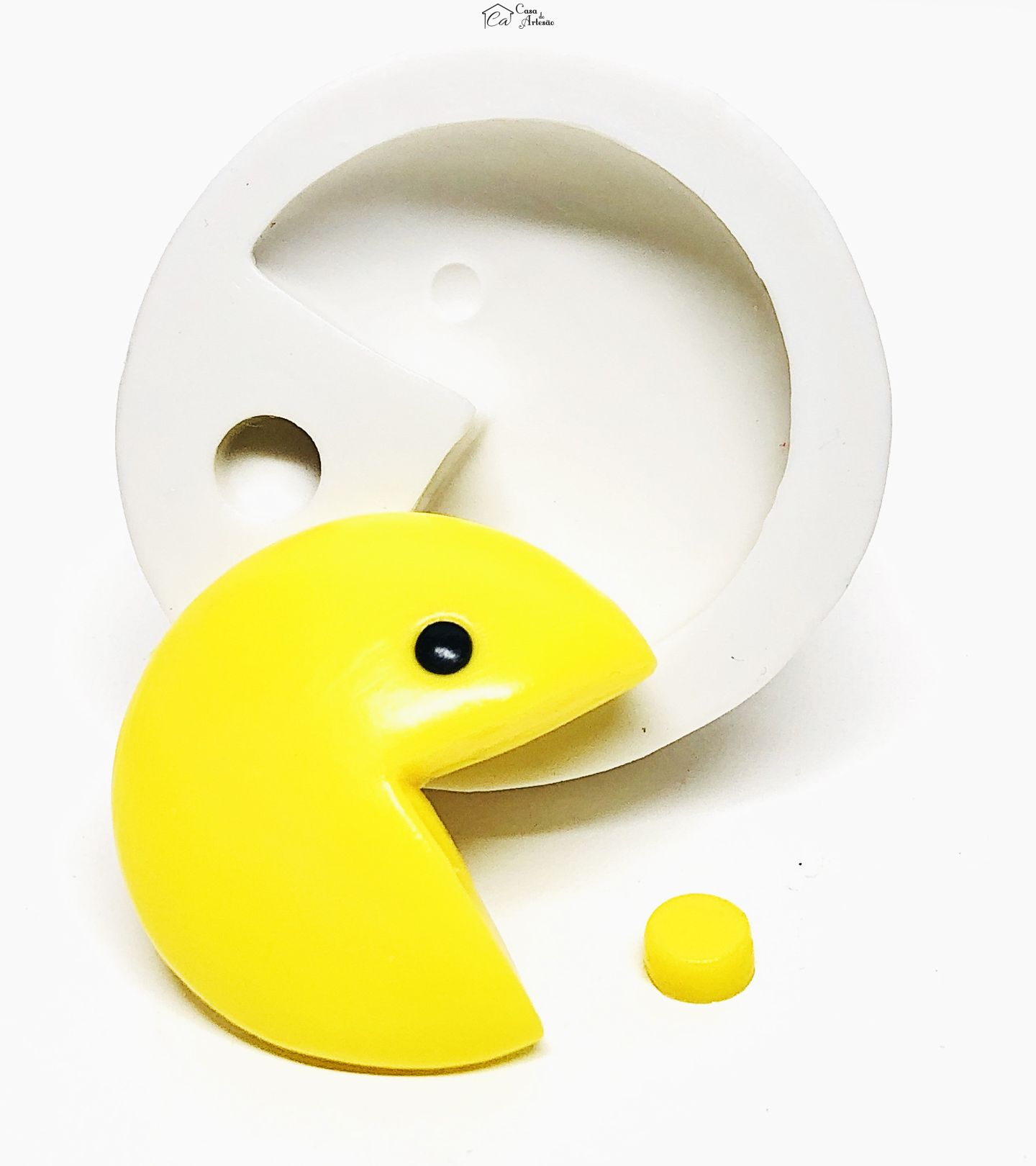 Molde de silicone - Pac Man - Grande - P1081