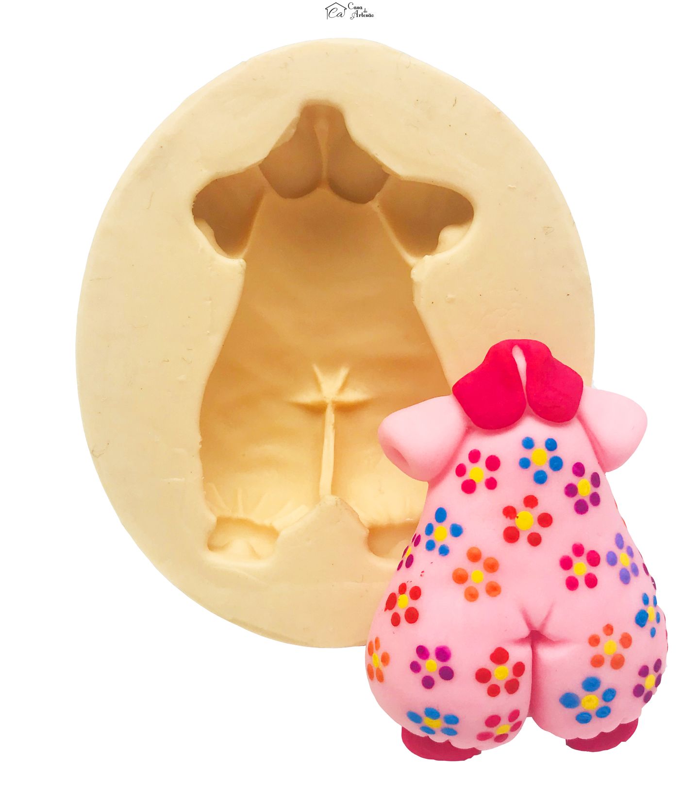 Molde de silicone - Macacão P/Palhaço e Outros