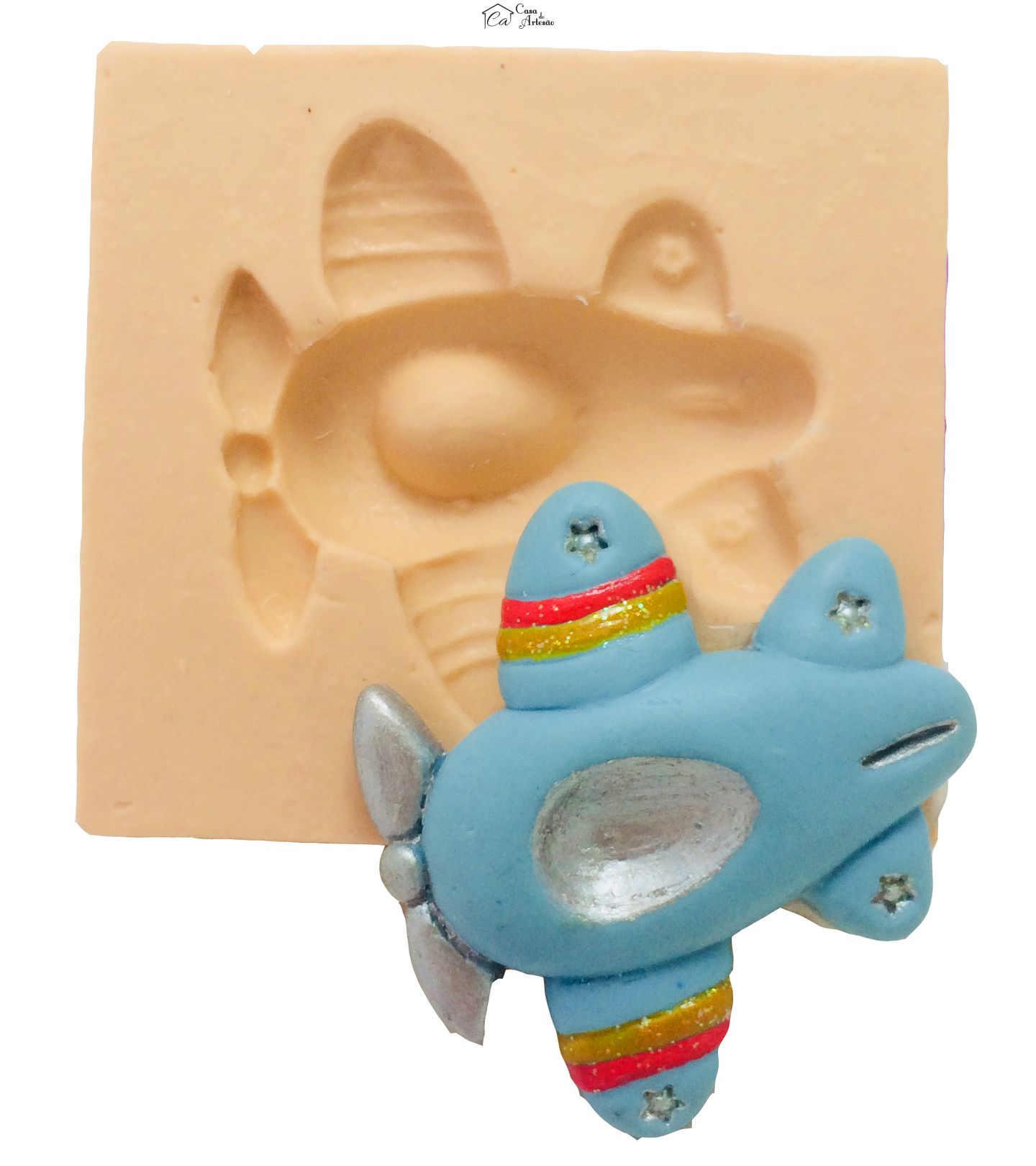 Molde de silicone - Avião  - P90