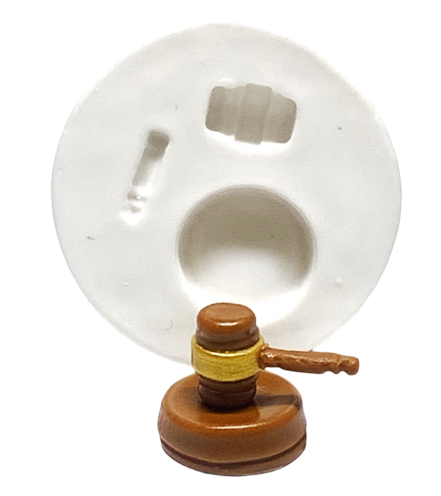 Molde de silicone - Direito - Malhete - Pequeno - P475