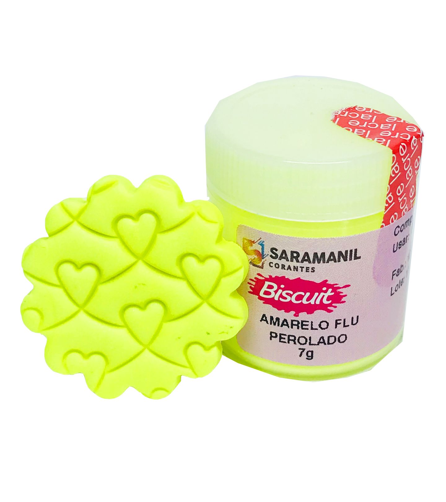 Casa do Artesão - Corante em Pó - 7g - Fluor Perolado