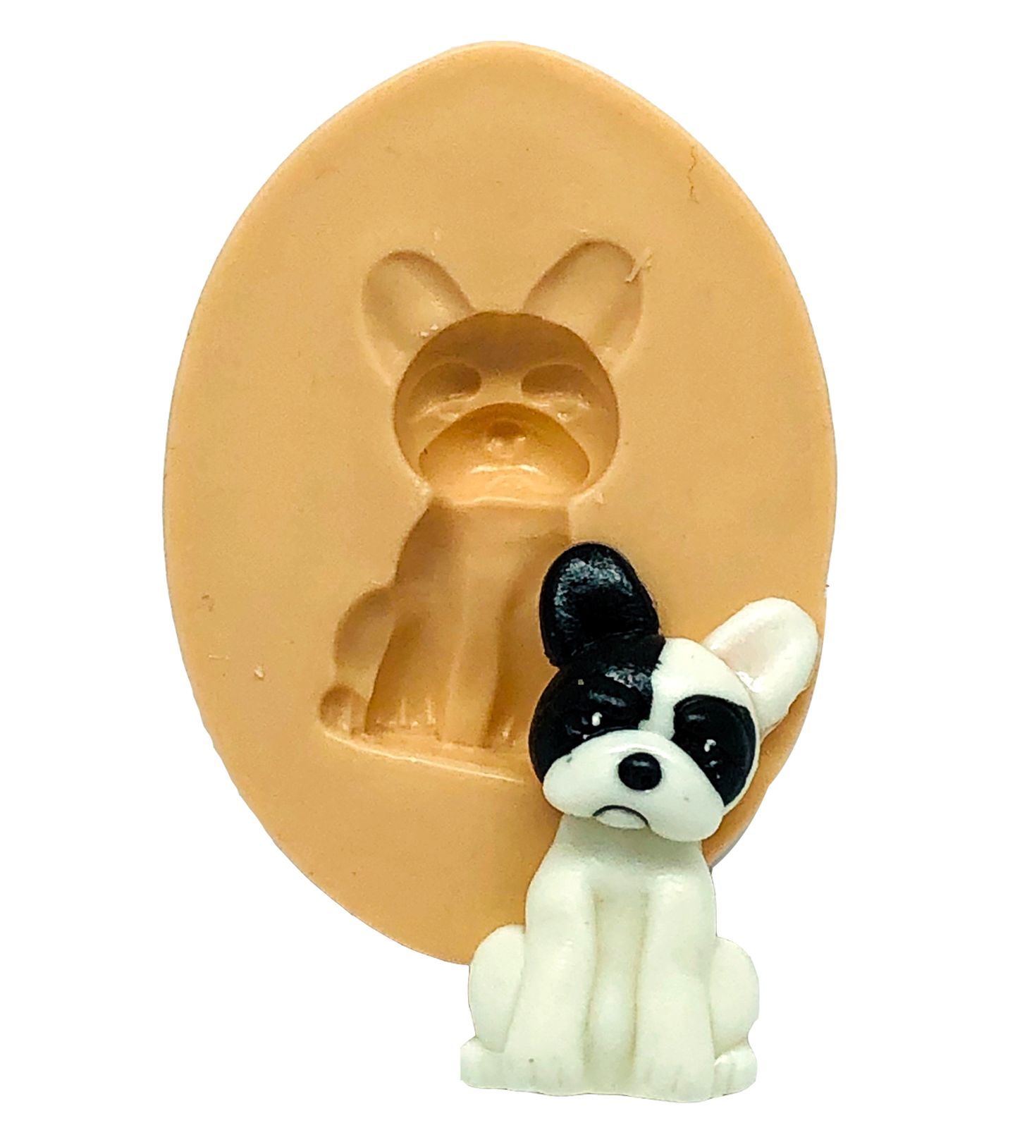 Molde de silicone - Cachorro - Buldog Frances  - Pequeno - P833
