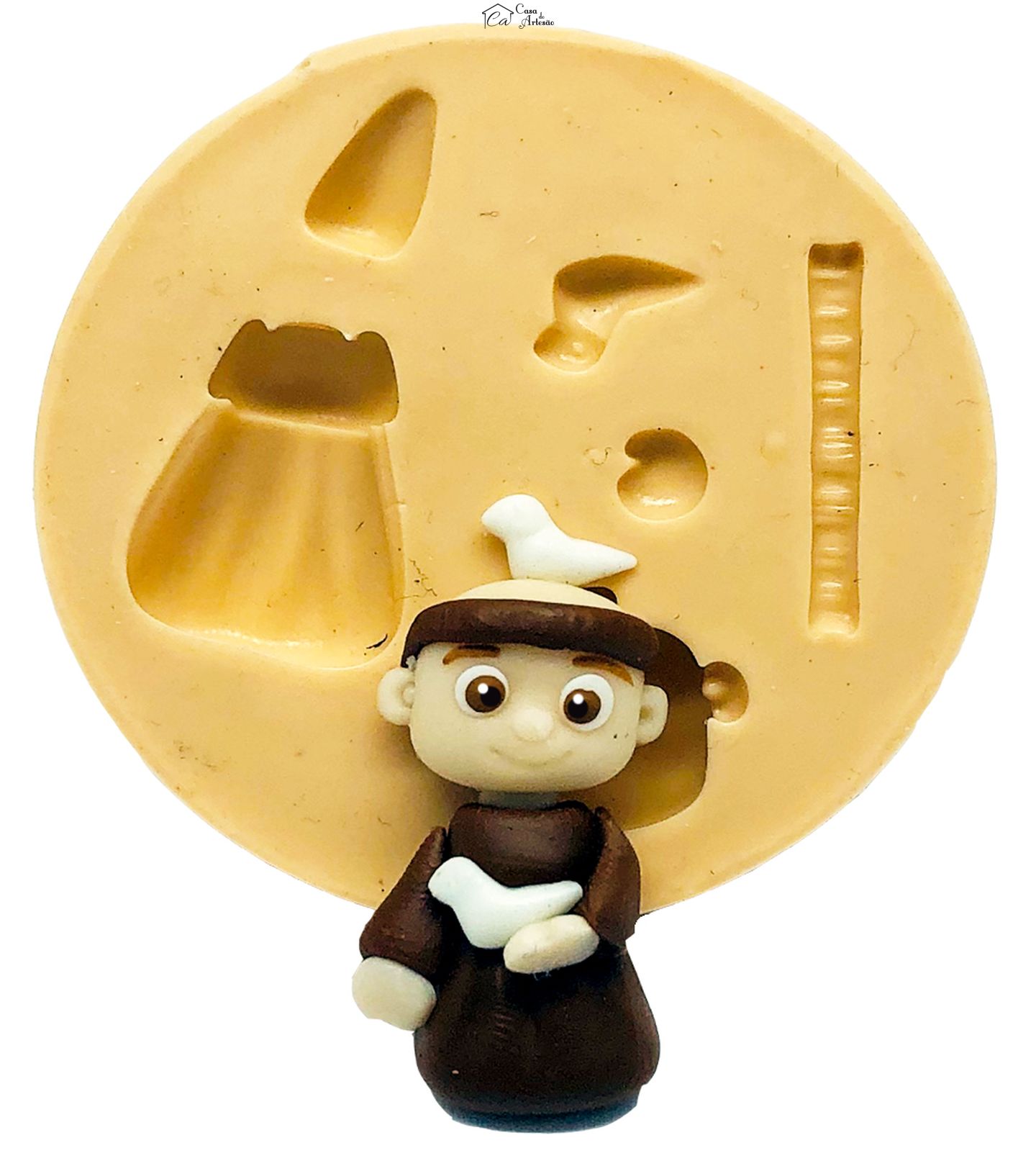 Molde de silicone - Santo - São Francisco de Assis - Pequeno - P855