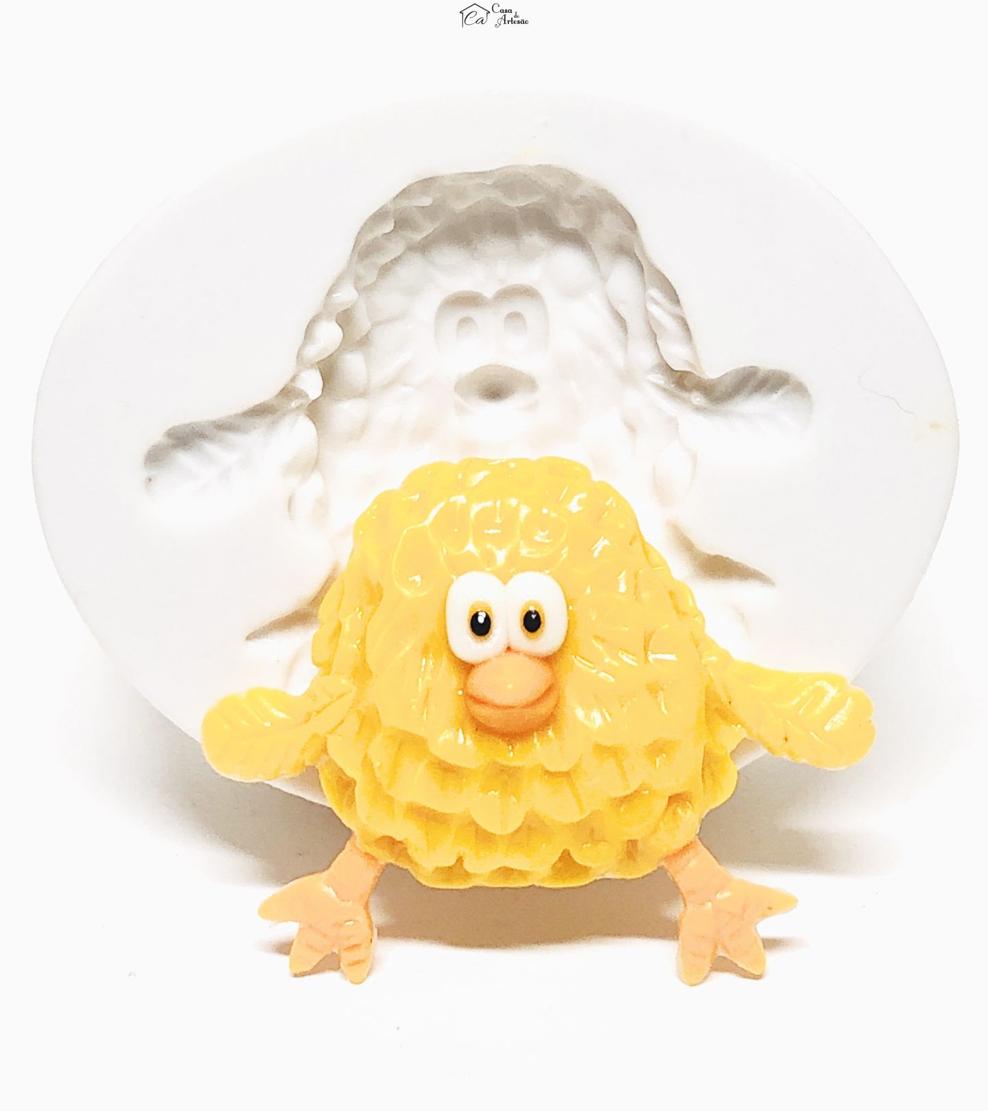 Molde de silicone - A Fazenda do Zenon - Pintinho - Medio - P1069