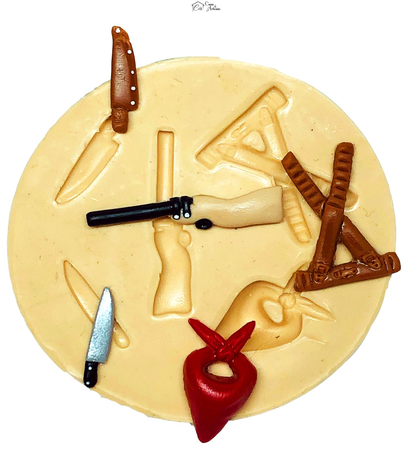 Molde de silicone - Tradições Nordestinas - Pq - P654