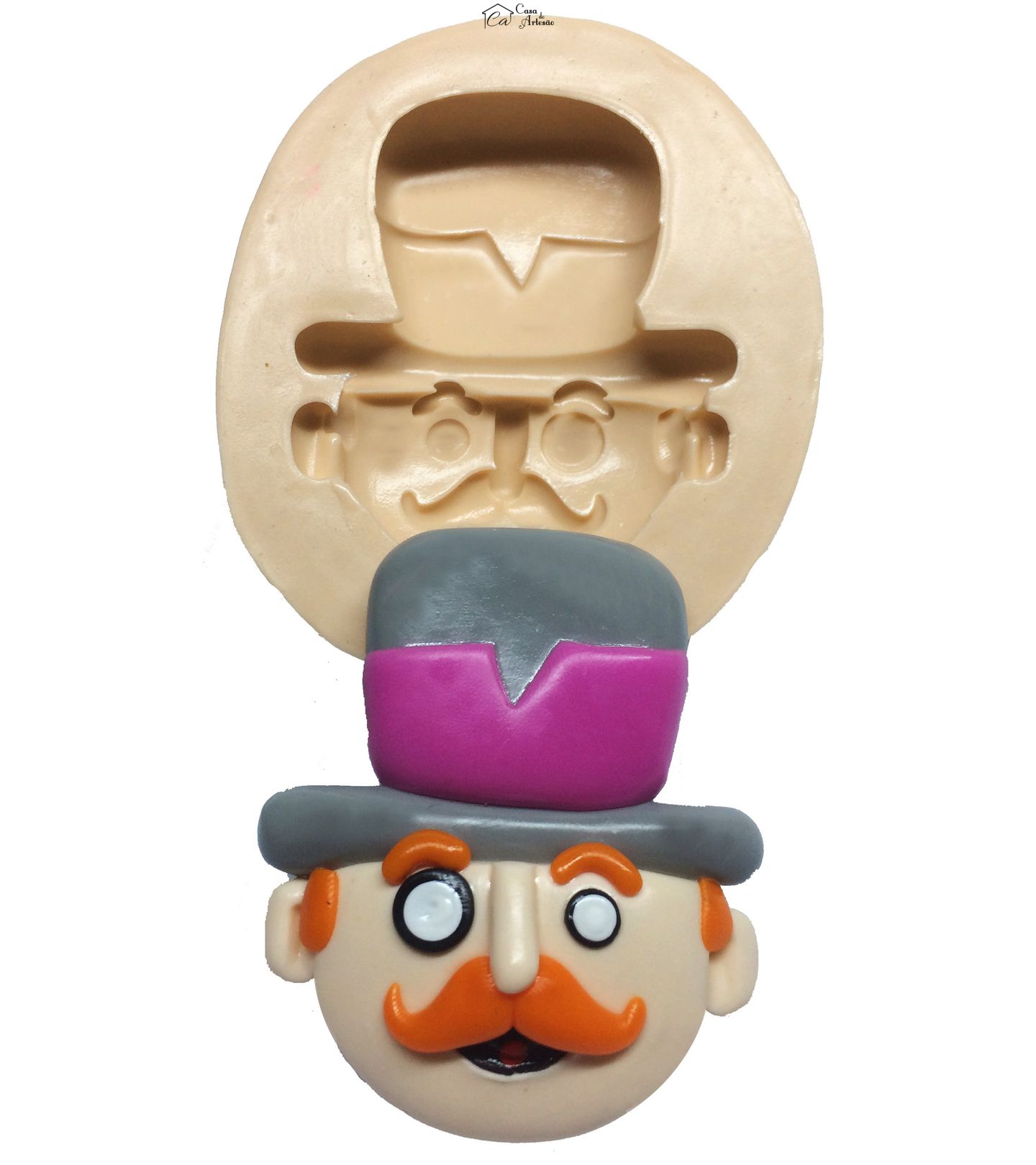 Molde de silicone - O Mundo de Bita - Rosto Bita Grande - P306