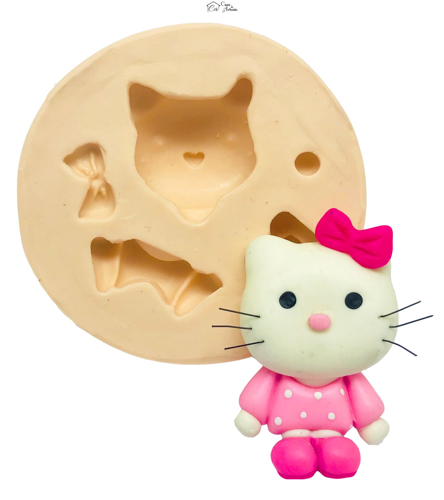 Molde de silicone - Hello Kitty