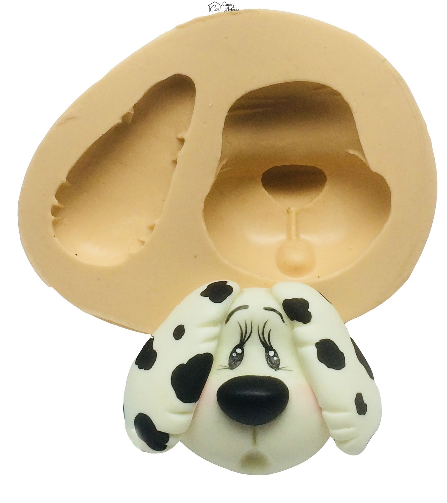 Molde de silicone - Rosto Cachorro