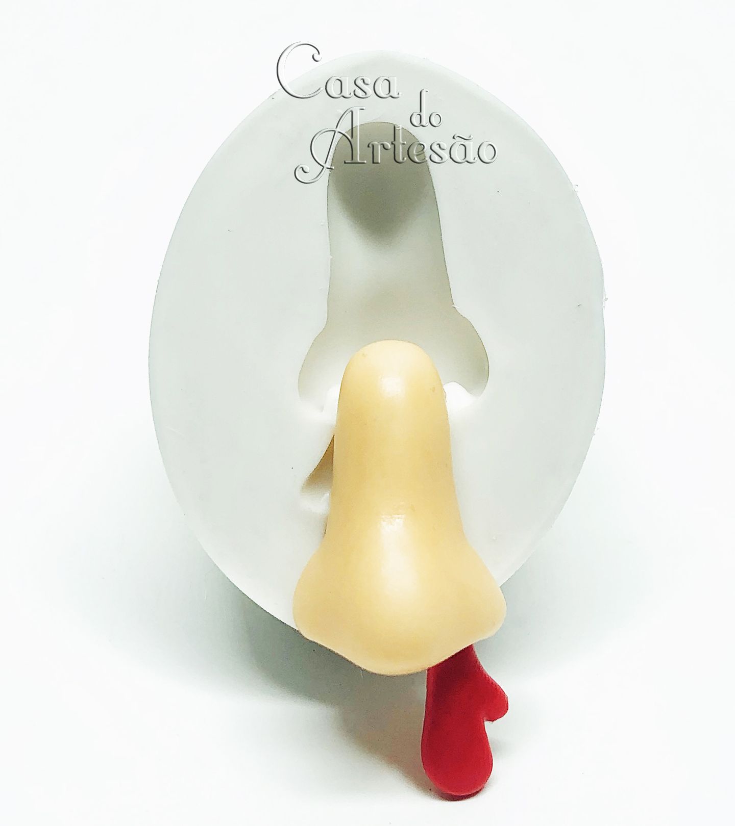 Molde de silicone - Stranger Things - Nariz Eleven - Medio - P907